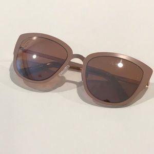 Rose gold sunglasses